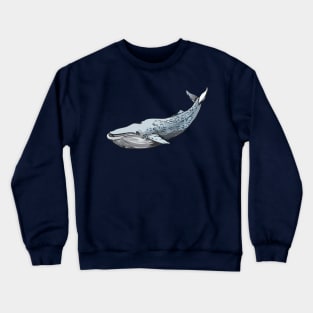 blue whale (Balaenoptera musculus) Crewneck Sweatshirt